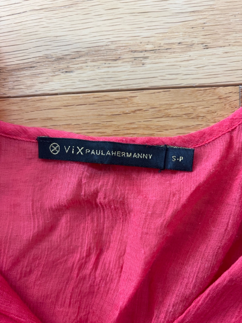 ViX by Paula Hermanny Pink coverup dress